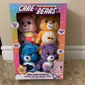 Care Bears Special Edition Collector Set - NEW Grumpy Funshine Share Hopeful 4